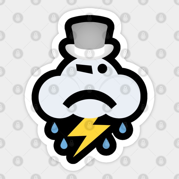 Thundery Emotion Sticker by IBMClothing